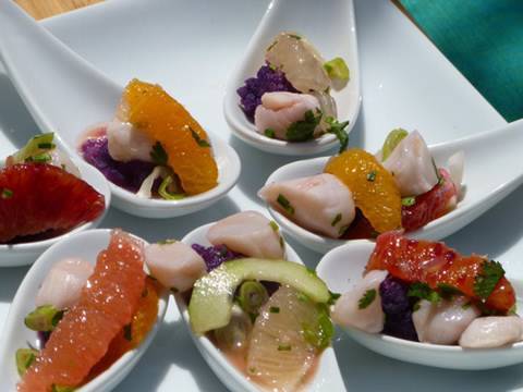 Diver scallop ceviche recipe