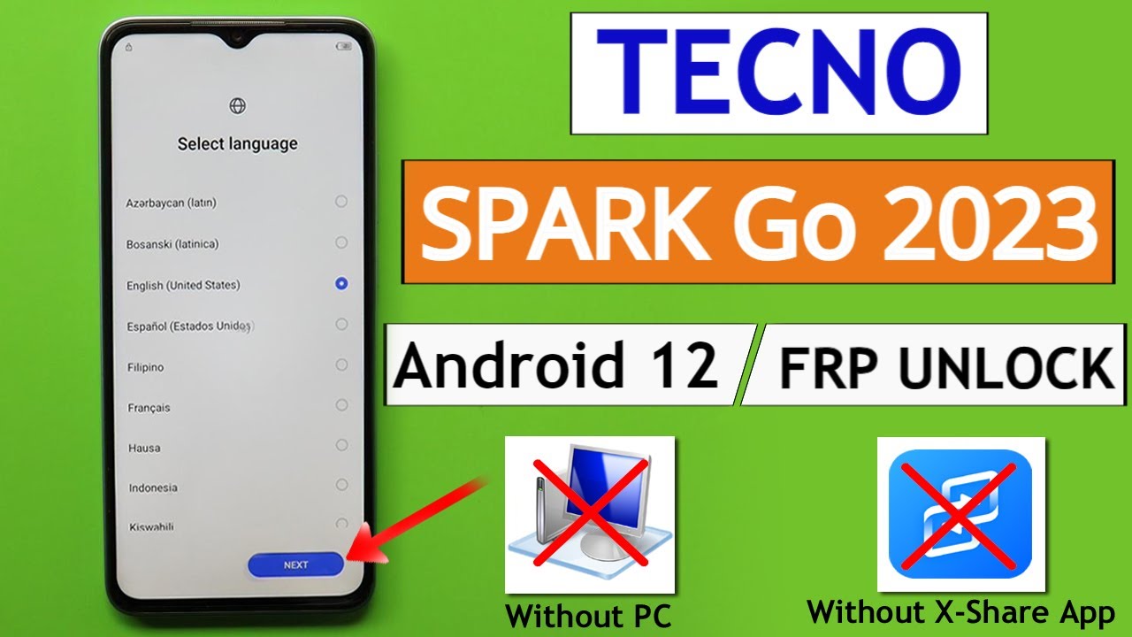 Tecno Spark Go 2023 Frp Bypass/Unlock Android 12 – Tecno Spark Go 2023 Frp Bypass/Unlock Android 12 –