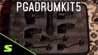 Hear what the Shure PG ALTA PGADrumKit5 sounds like!