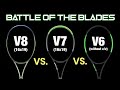 BATTLE OF THE BLADES - Wilson Blade V8 vs. V7 vs. V6 (no CV) - Comparison & Full In-depth Review