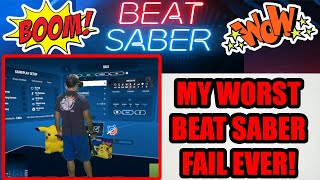 My Worst Beat Saber Fail while LIVE! Shatter Me Featuring Lzzy Hale - Lindsey Stirling Valve Index