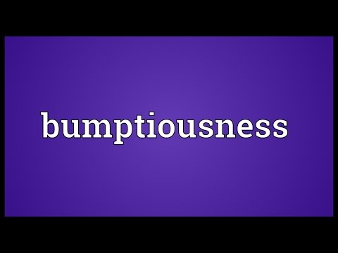 Header of bumptiousness