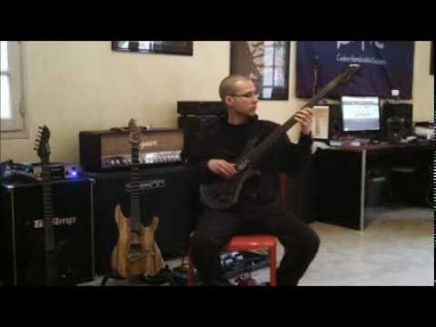 Xavier Boscher (Nebuleyes, Misanthrope) PMC Guitars Blast Bass X (EMG, Tec Amp)