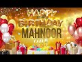 MAHNOOR - Happy Birtahday Mahnoor