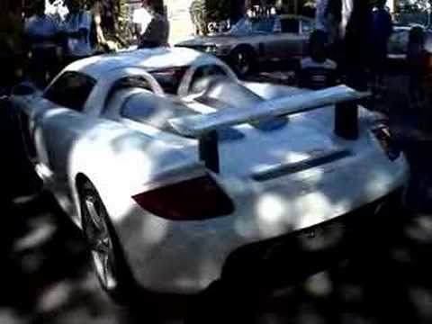 White Porsche Carrera GT