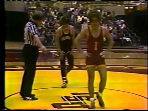 Kelly Ward (ISU) pins Mark Nelson (OU)