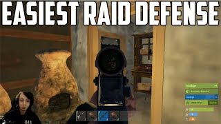 RUST - EASIEST RAID DEFENSE