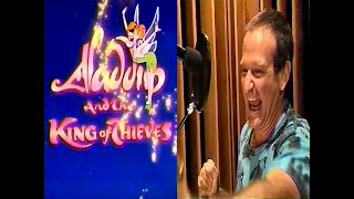 Robin Williams In The Studio 1996 Aladdin & The King Of Thieves Promo Animated Disney Film Genie