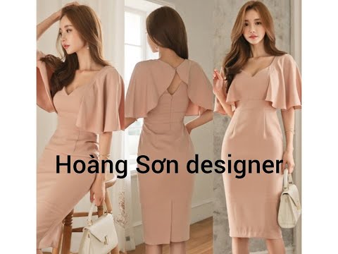 Dạy cắt may cơ bản: hướng dẫn cách cắt đầm tay cánh tiên liền thân|hoàng sơn designer