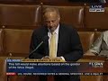 Congressman Steve King debates to ban sex selected abortions.