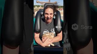 Bunny On Rollercoaster