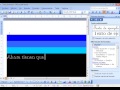 Hacer presentaciones con fondo negro y con word |