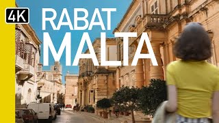 Discover Enchanting Rabat Malta | Mesmerizing 4K Walking Tour