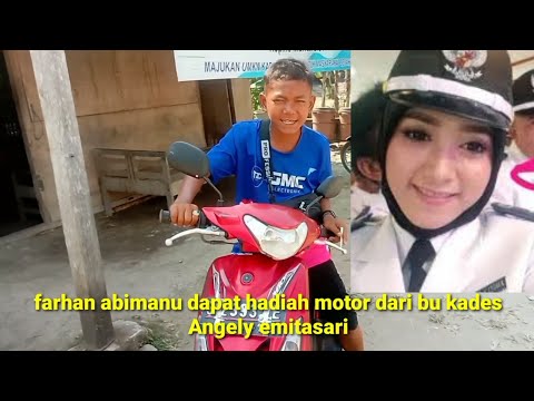 Tangis Bahagia Farhan Abimanu Dapat Hadiah Sepeda dari Bu Kades Cantik Angely Emitasari