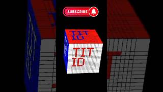 Write Titid Name On 20x20 Rubik's Cube| Kafil's Cubes| #shorts