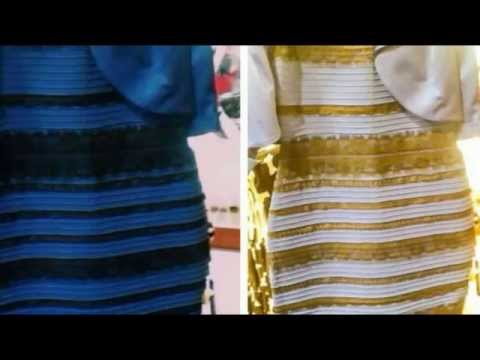 El color del vestido azul y negro o blanco y dorado, una ilusiÃ³n ...