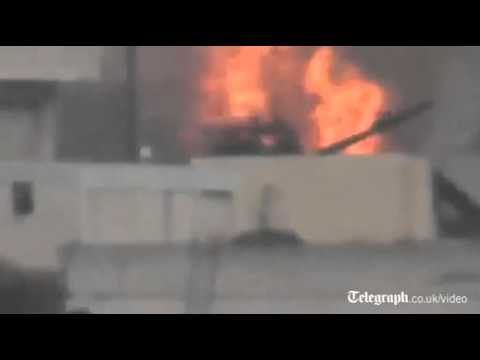 Free Syrian Army claim destruction of government tank. Amateur video posted ... Free Syrian Army claim destruction of government tank. Amateur video posted ...