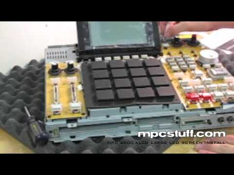 MPCstuff MPC 2500 XLCD Large LCD Screen Installation