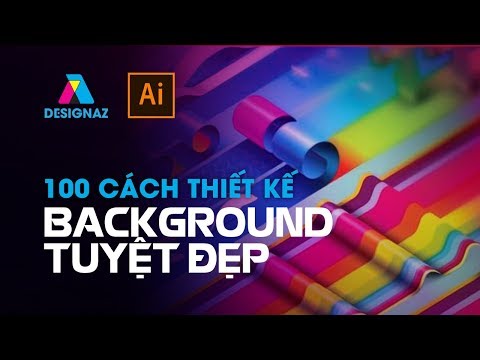 Thiết kế background bằng illustrator trong học thiết kế đồ họa
