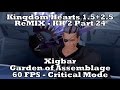 Kingdom Hearts 1.5+2.5 ReMIX - KH 2 Part 24 - Xigbar - Garden of Assemblage - 60 FPS - Crit Mode