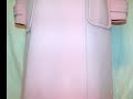 Vintage Pink WPL Jonathan Logan Butte Knit Mad Men Jackie O' Style Long Blazer Mod Dress Size M