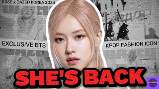 [SOJUWOON] BLACKPINK Rosé's Dazed Korea's Spring 2024 Cover Story| Kpop News🌟