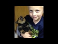 Cute And Funny Pictures About Puppy Rottweiler And Baby.