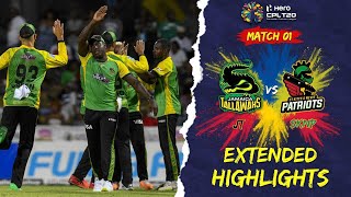 Extended Highlights | St Kitts and Nevis Patriots vs Jamaica Tallawahs | CPL 2022