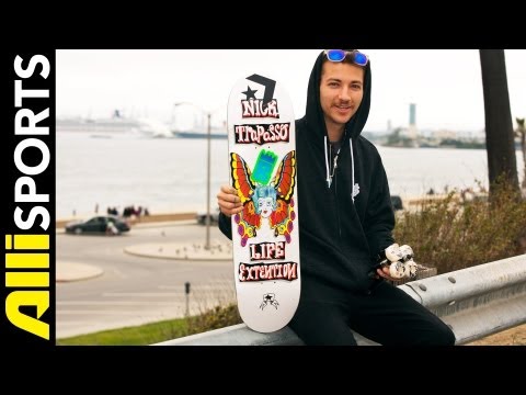 Nick Trapasso's New LE Skateboard Setup Alli Sports
