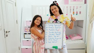 Masal learns responsibility using a to-do list