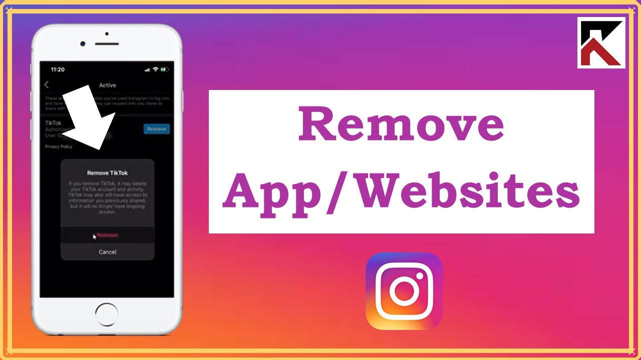 How To Remove App Or Website Access To Your Instagram How To Remove App Or Website Access To Your Instagram