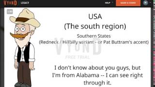 Some English Accents Around Uk And The Usa Now In Goanimate Mode