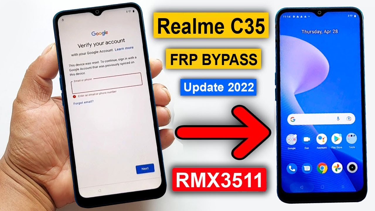 Realme C35 FRP Bypass Android 11 Easy Way Method 2022 | Realme C35 FRP Bypass Android 11 Easy Way Method 2022 |
