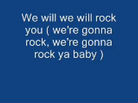 We will rock you lyrics