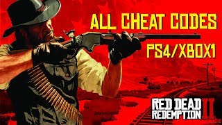 Red Dead Redemption 2 - All Cheat Codes That Don't Require Newspapers PS4 / XBOX1