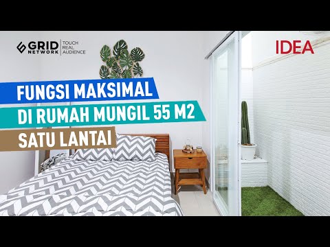 Fungsi Maksimal di Rumah Mungil 55 M2 Satu Lantai desain interior rumah minimalis