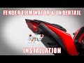 Part 1: How to install Fender Eliminator and Undertail on 2015+ Yamaha YZF-R3 by TST Industries