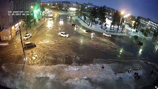 Видео ДТП (авария г. Волжский) площадь Свердлова 12-01-2019 08-30 от Телеканал ВОЛЖСКИЙ ПЛЮС от POWERNET, улица Свердлова, Волжский, Россия