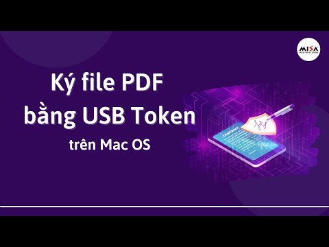 Hướng dẫn Ký file PDF bằng chữ ký số MISA eSign trên hệ điều hành MAC OS