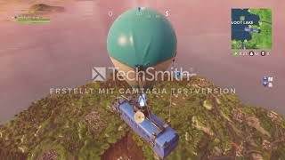 Fortnite Suche Zwischen Einer Sitzbank, Einem Eiswagen Und Einem Hubschrauber