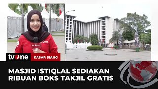 Masjid Istiqlal Siapkan Takjil Gratis hingga 6 Ribu Boks per Hari | Kabar Siang 