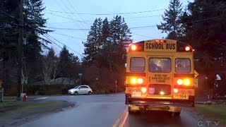 Caught on Cam: Disturbing driving near B.C. school bus