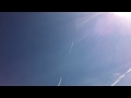 PARTIAL CHEMTRAIL OVER LONDON 29/8/13 @ 11am