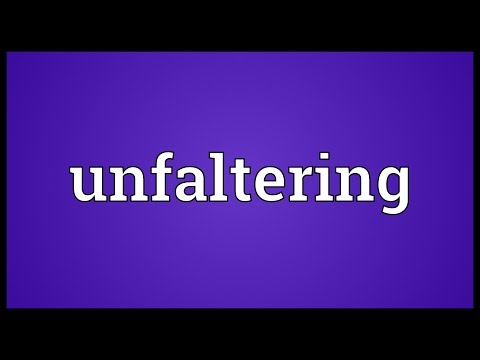 Header of unfaltering