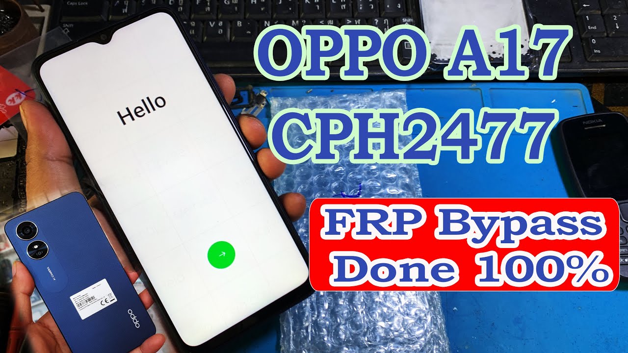 OPPO A17 CPH2477 Romove FRP Bypass Android Version12 OPPO A17 CPH2477 Romove FRP Bypass Android Version12