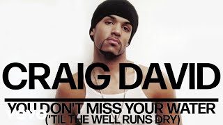 Watch Craig David You Dont Miss Your Water Til The Well Runs Dry video