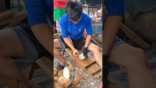Dried Coconut Cutting Skills #Shorts