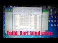 Faild: Uart send error on SPD flash tool