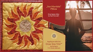How it was made - "Sun Mandala" Pillow (DST / Time-lapse)