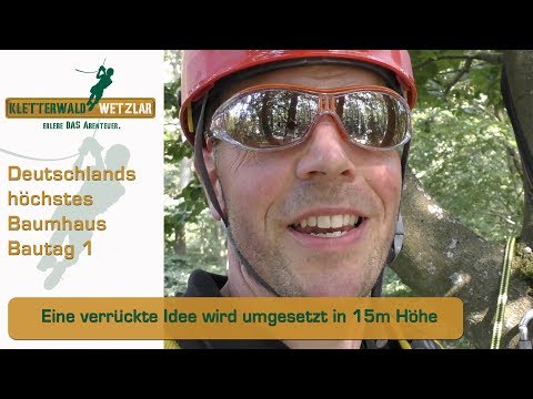 Baumhaus selber bauen, tag 4 der baustelle, Ãbernachtung im ...